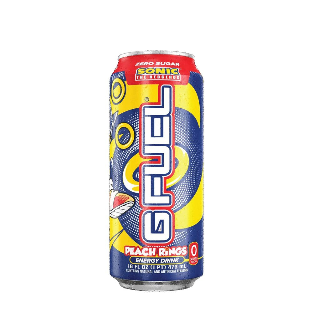 G FUEL Sonic The Hedgehog Peach Rings Energy Drink 16oz