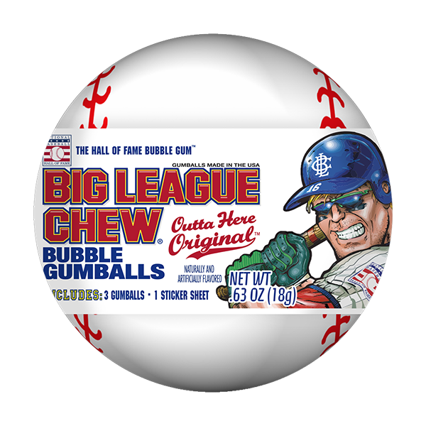 Big League Chew Gum Baseball Toy 0.63oz