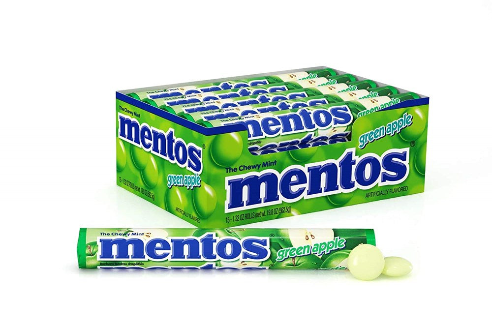 Mentos Green Apple 14pc