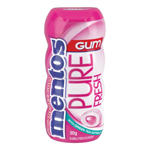 Mentos Pure Fresh Bubble Fresh Gum 1.0oz