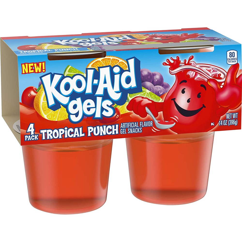 Kool Aid Fruit Punch Gel Cups 14.0oz