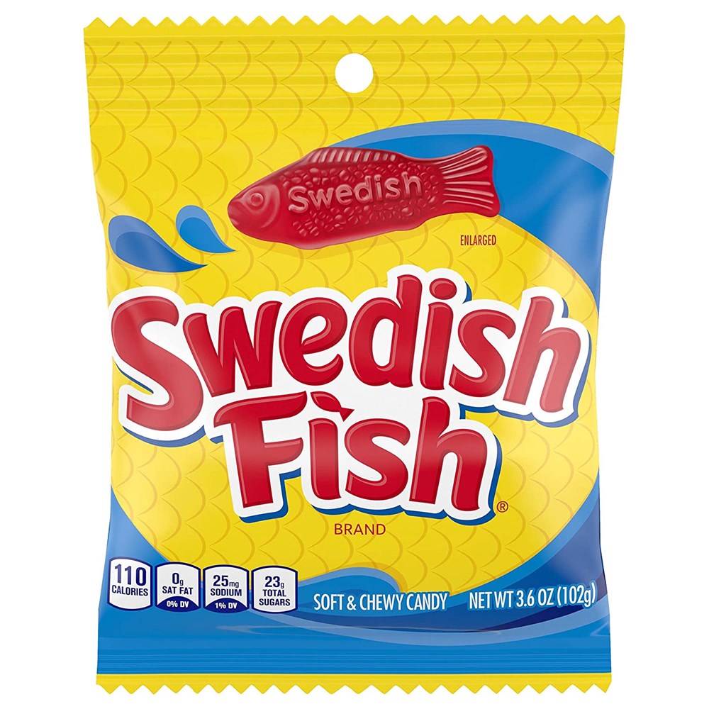 Swedish Fish Soft & Chewy Candy 3.6oz
