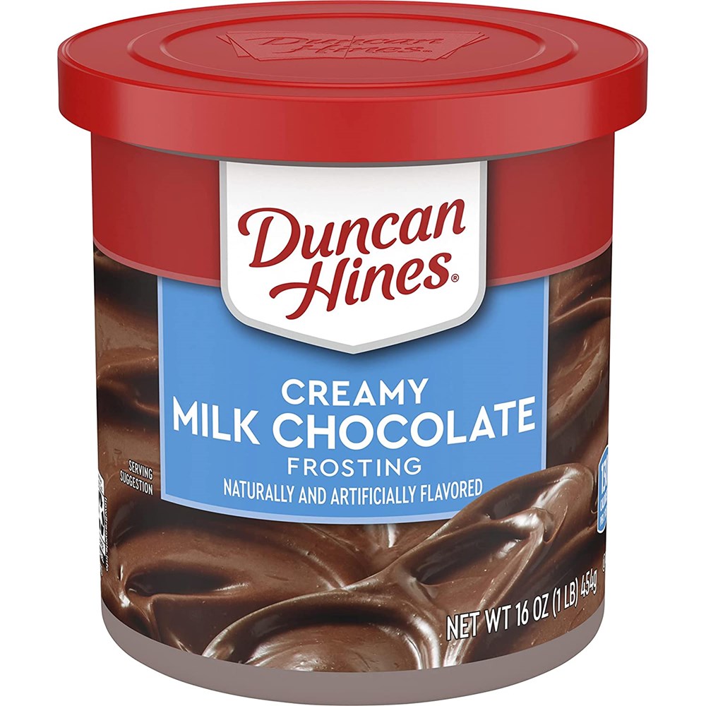 Duncan Hines Creamy Milk Chocolate Frosting 16oz (BEST BY: JULY 2023)