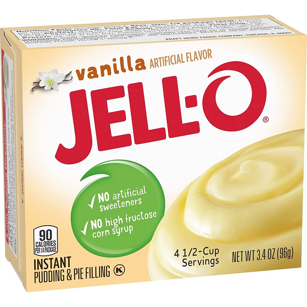 Jell-O Instant Vanilla Pudding Mix 3.4oz