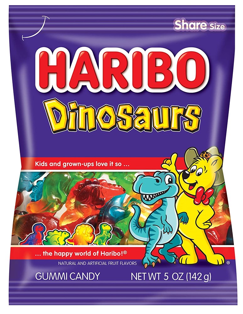 Haribo Dinosaurs Gummi Candy 5oz