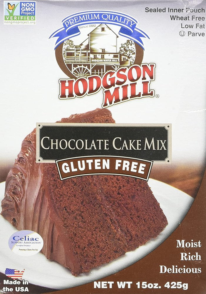 Hodgson Mill Gluten Free Chocolate Cake Mix 15oz (BEST BY: OCT 2023)