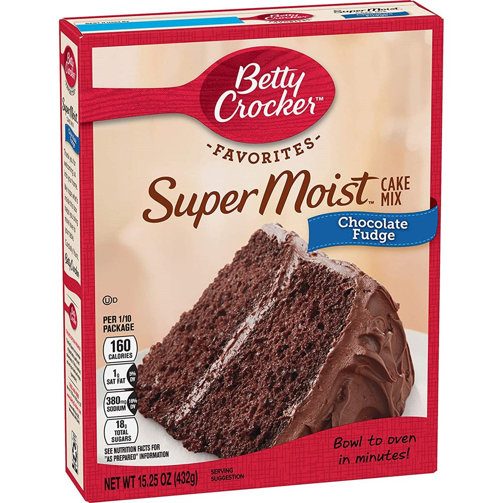 Betty Crocker Super Moist Favorites Chocolate Fudge Cake Mix 15.25oz