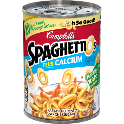 Campbell's SpaghettiOs Plus Calcium 15.8oz
