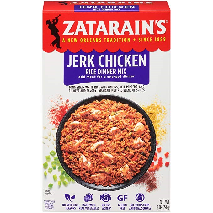 Zatarain's Jerk Chicken Rice Dinner Mix 8oz