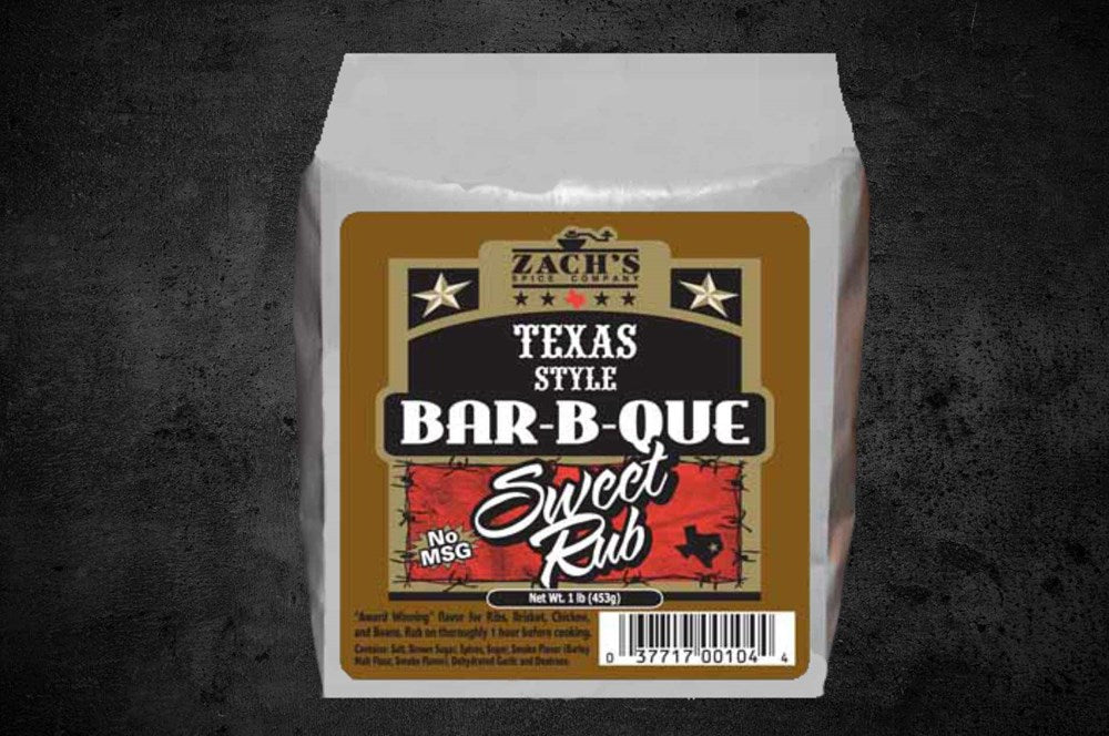 Zach's Texas Style Bar-B-Que Sweet Rub 1lb