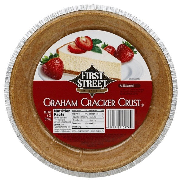First Street Graham Cracker Crust 6oz (9 inch)