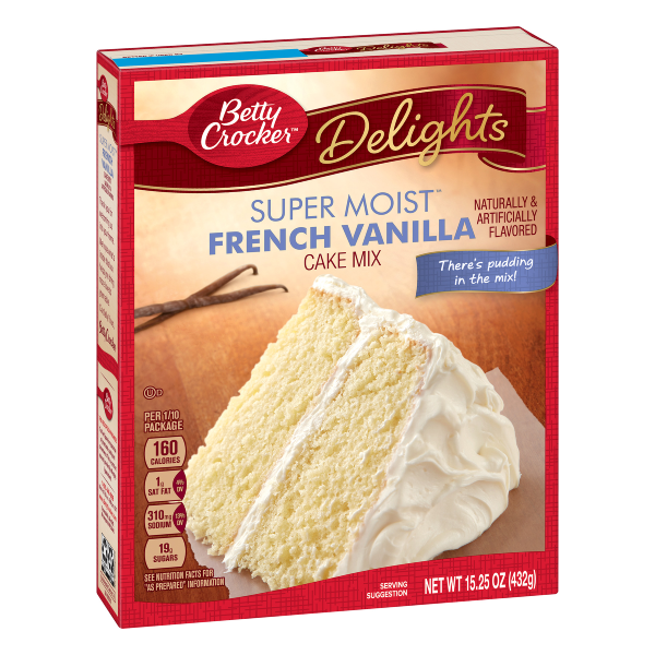 Betty Crocker Super Moist Delights French Vanilla Cake Mix 15.25oz