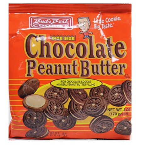 Bud's Best Chocolate Peanut Butter Cookies  6oz (BEST BY: JAN 25)