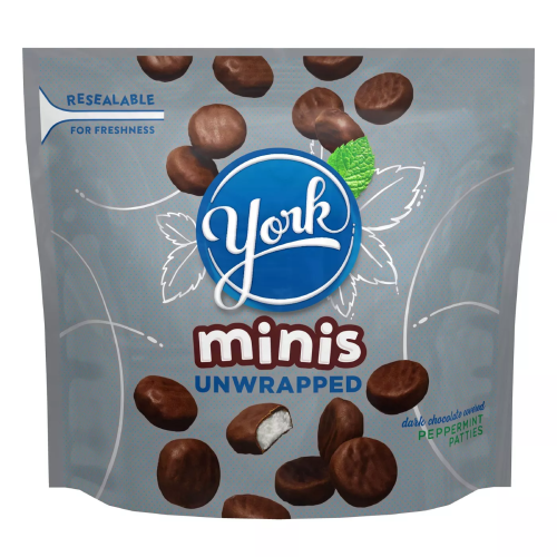 York Minis Peppermint Patties Pouch 7.6oz