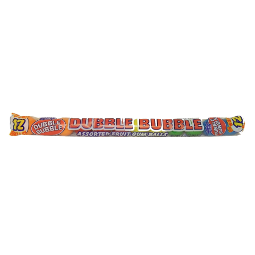 Dubble Bubble Assorted Fruit Gum Balls 12ct