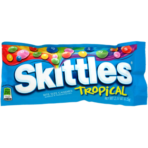 Skittles Tropical 2.17oz (BEST BY: APR 25)