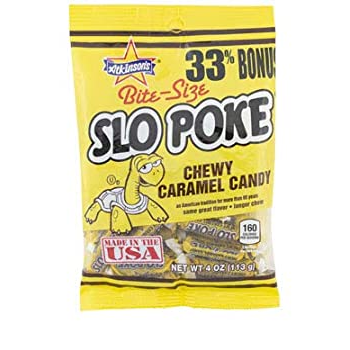 Slo Poke Chewy Caramel Candy 4oz
