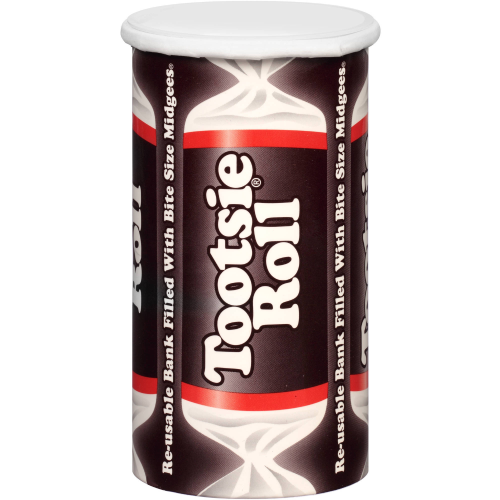 Tootsie Roll Midgees Reuseable Bank 4oz