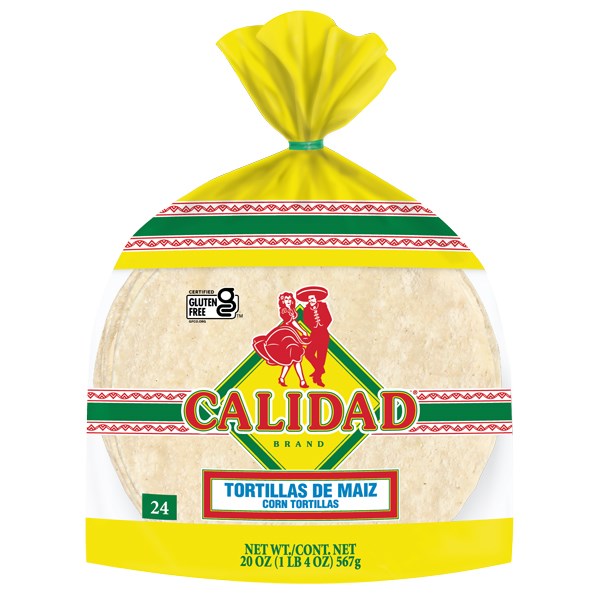 Calidad White Corn Tortillas 24ct