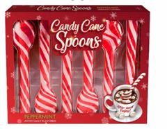 Candy Canes Spoons Peppermint 6pk 2.5oz