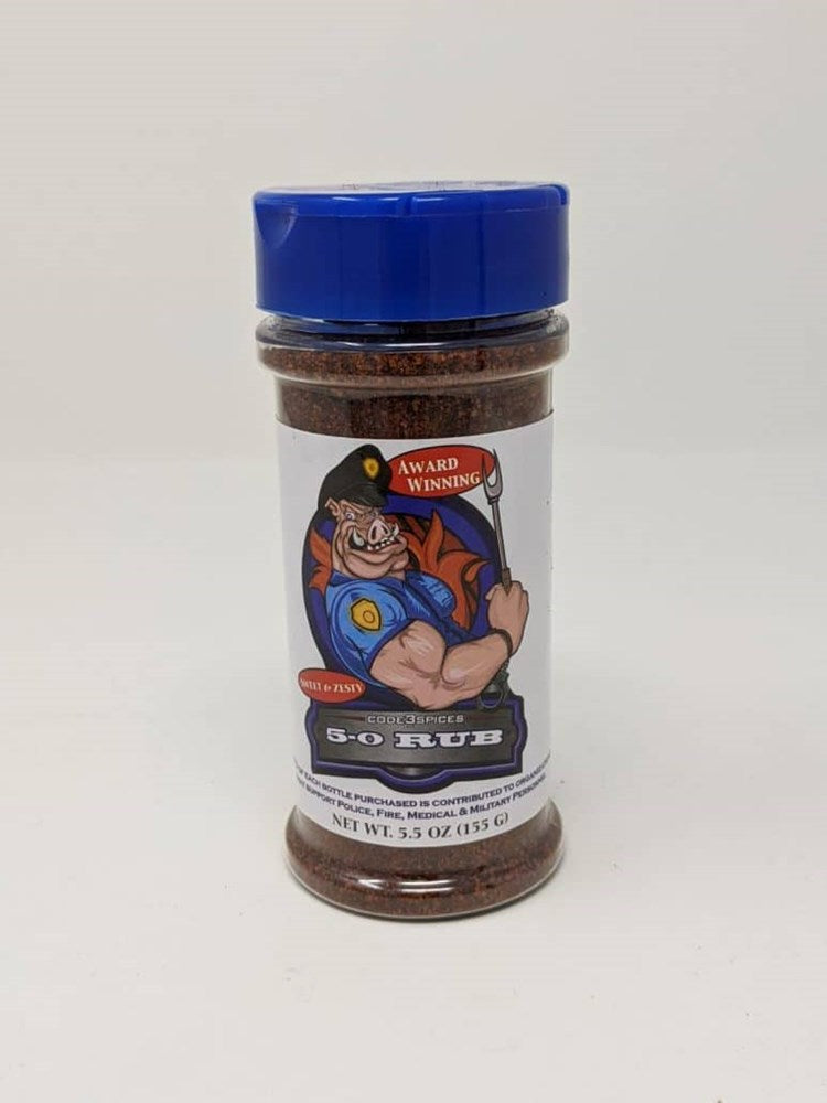 Code Three Spices 5-0 Rub 155g