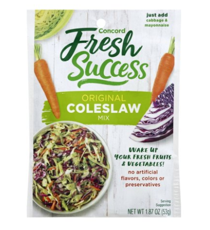 Concord Foods Coleslaw Mix 1.87oz