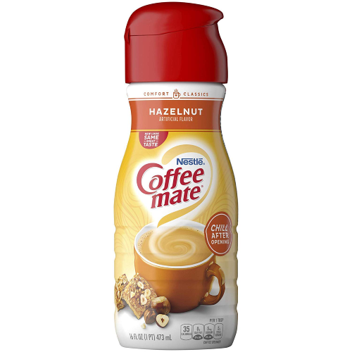 Coffee Mate Hazelnut Liquid Coffee Creamer 16oz