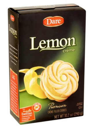 Dare Lemon Creme Cookies 10.2oz