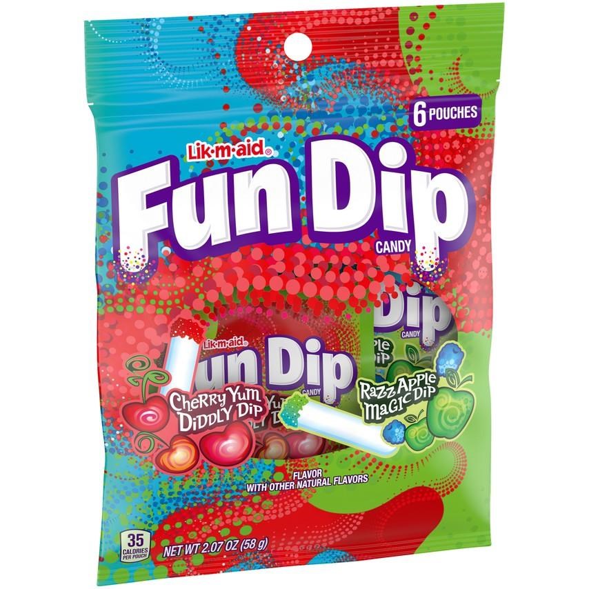 Lik-m-aid Fun Dip Candy 6ct