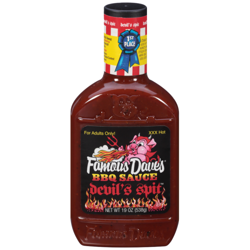 Famous Dave's Devil Spit BBQ Sauce 19oz