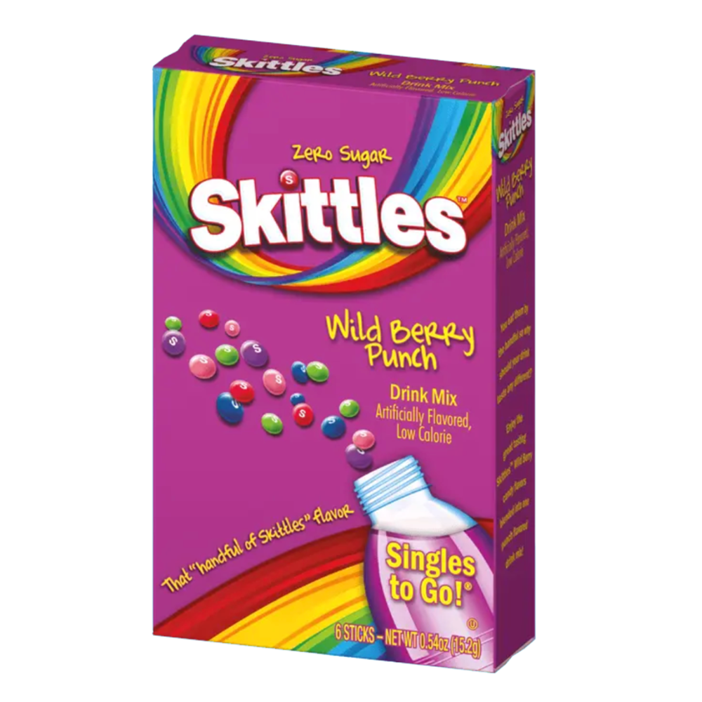Skittles Singles To Go Wild Berry Punch Drink Mix 0.54oz