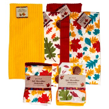 Harvest Microfiber Dishcloths