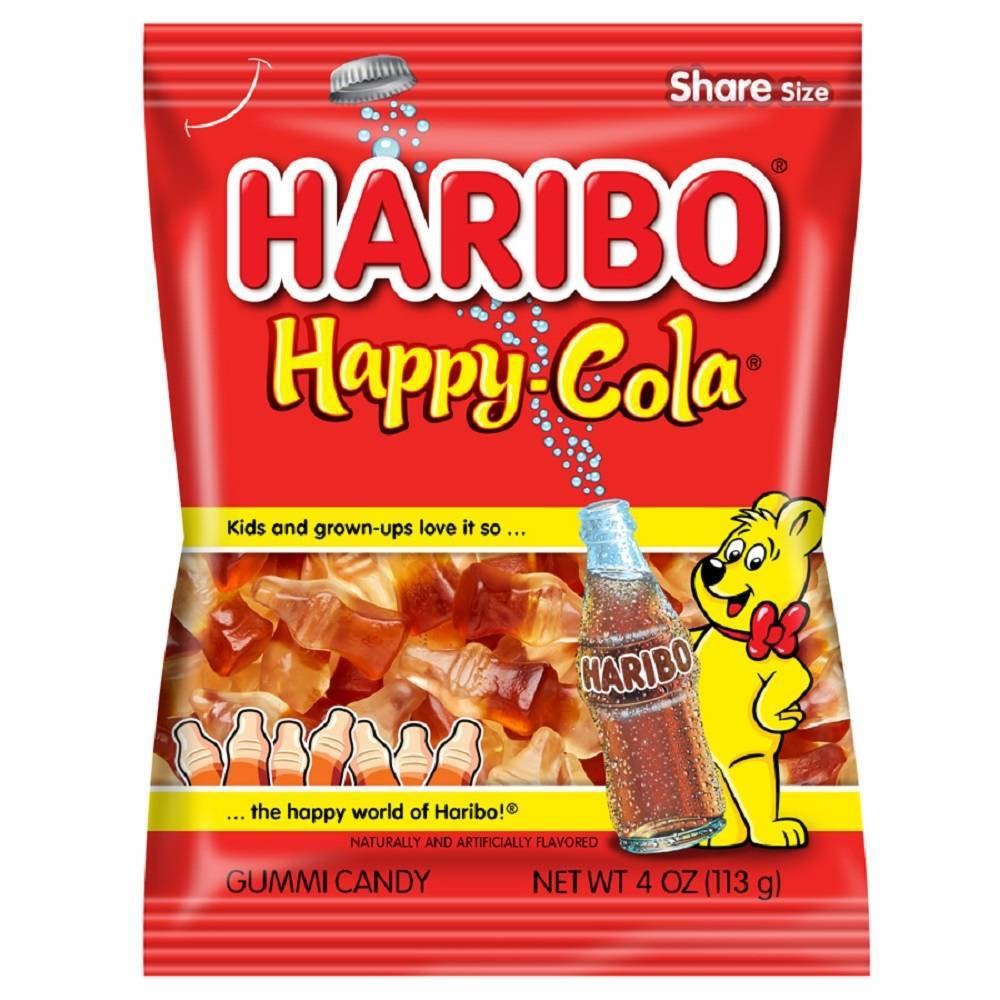 Haribo Happy Cola Gummi Candy 4oz
