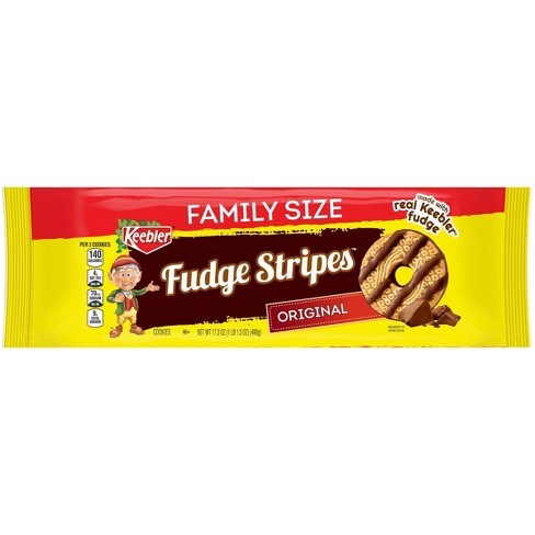 Keebler Fudge Stripes Cookies Family Size 17.3oz