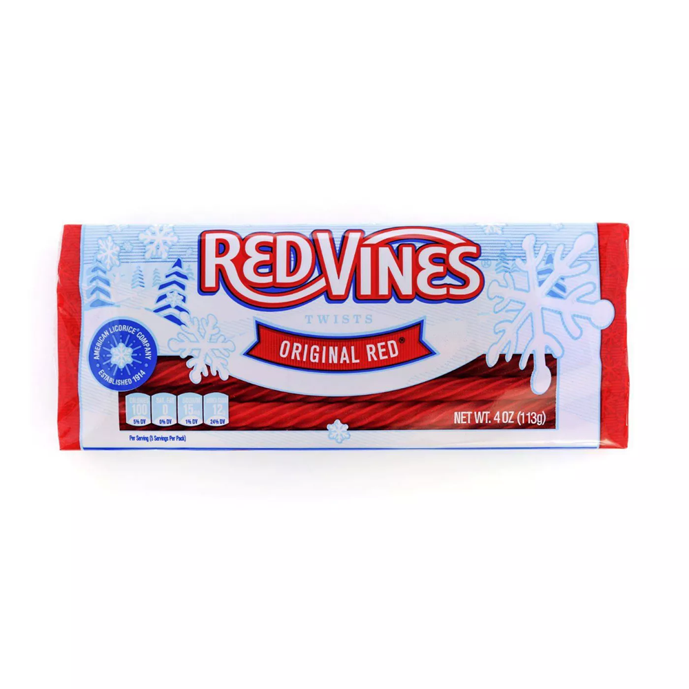 Red Vines Christmas Original Twists Tray 4oz