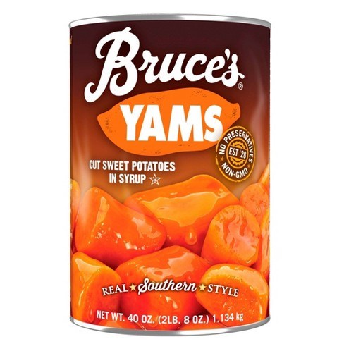 Bruce's Yams Cut Sweet Potatoes in Syrup 40.0oz