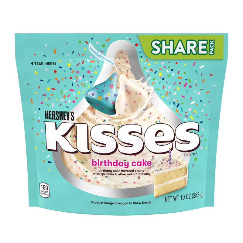 Hershey's Kisses Birthday Cake Share Pack 10oz