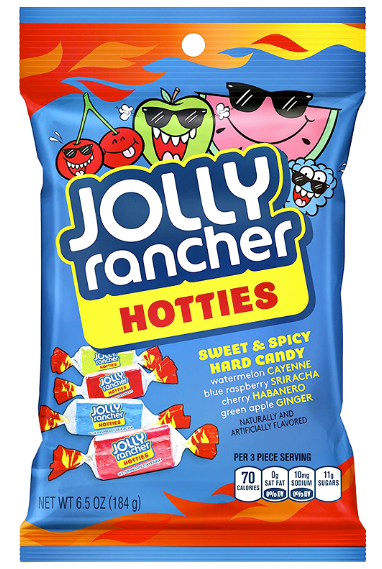 Jolly Rancher Hotties Sweet & Spicy Hard Candy 6.5oz