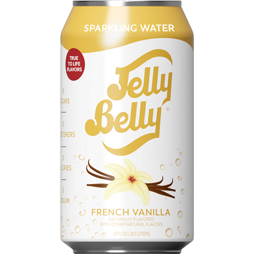 Jelly Belly French Vanilla Sparkling Water 12oz
