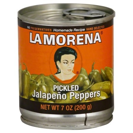 La Morena Whole Pickled Jalapeno Peppers 7oz
