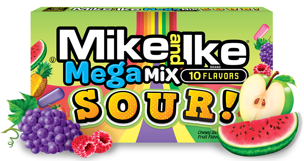 Mike & Ike Mega Mix Sour 4.25oz