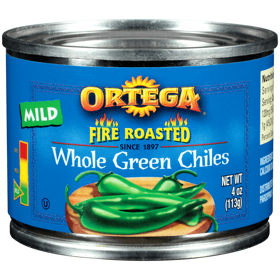 Ortega Mild Whole Green Chiles 4oz