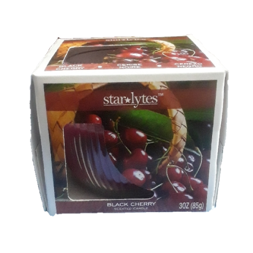 Starlytes Black Cherry Scented Candle 3oz