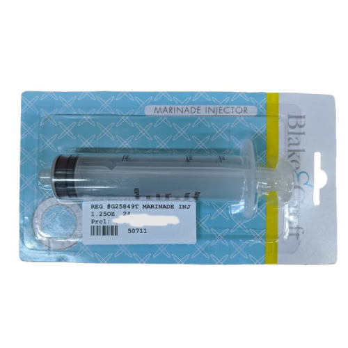 Marinade Injector Plastic Syringe