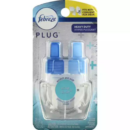 Febreze Heavy Duty Crisp Clean Plug Refill