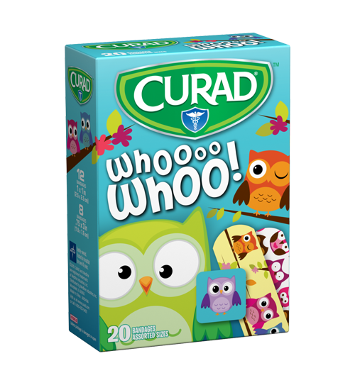 Curad OWL! Assorted Bandages 20pc