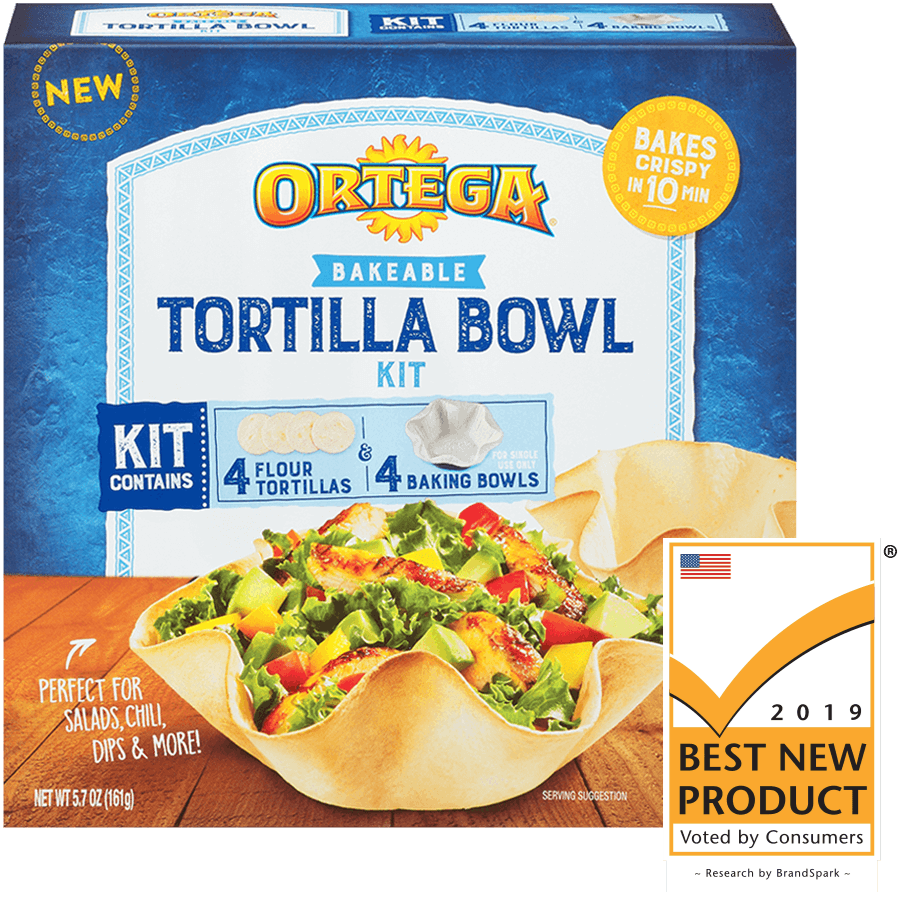 Ortega Tortilla Bowl Kit 5.7oz