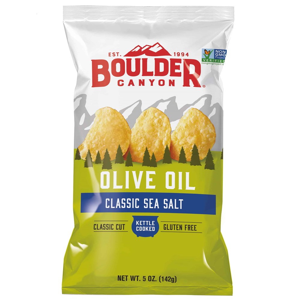 Boulder Canyon Olive Oil Kettle Cooked Potato 142G
