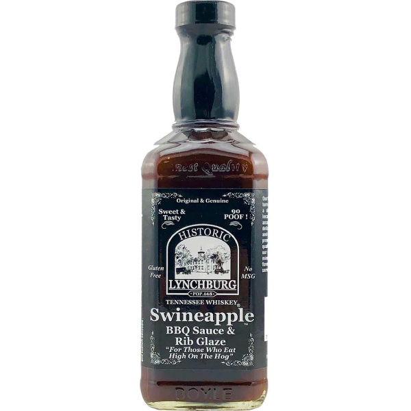 Historic Lynchburg Swineapple Hot Rib Glaze & BBQ Sauce 16oz