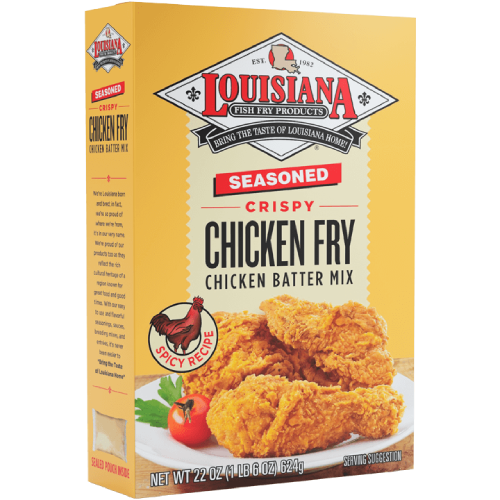 Louisiana Crispy Seasoned Chicken Fry Chicken Batter Mix 22oz